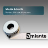 Rubalise plastique blanche amiante 75mm*250m